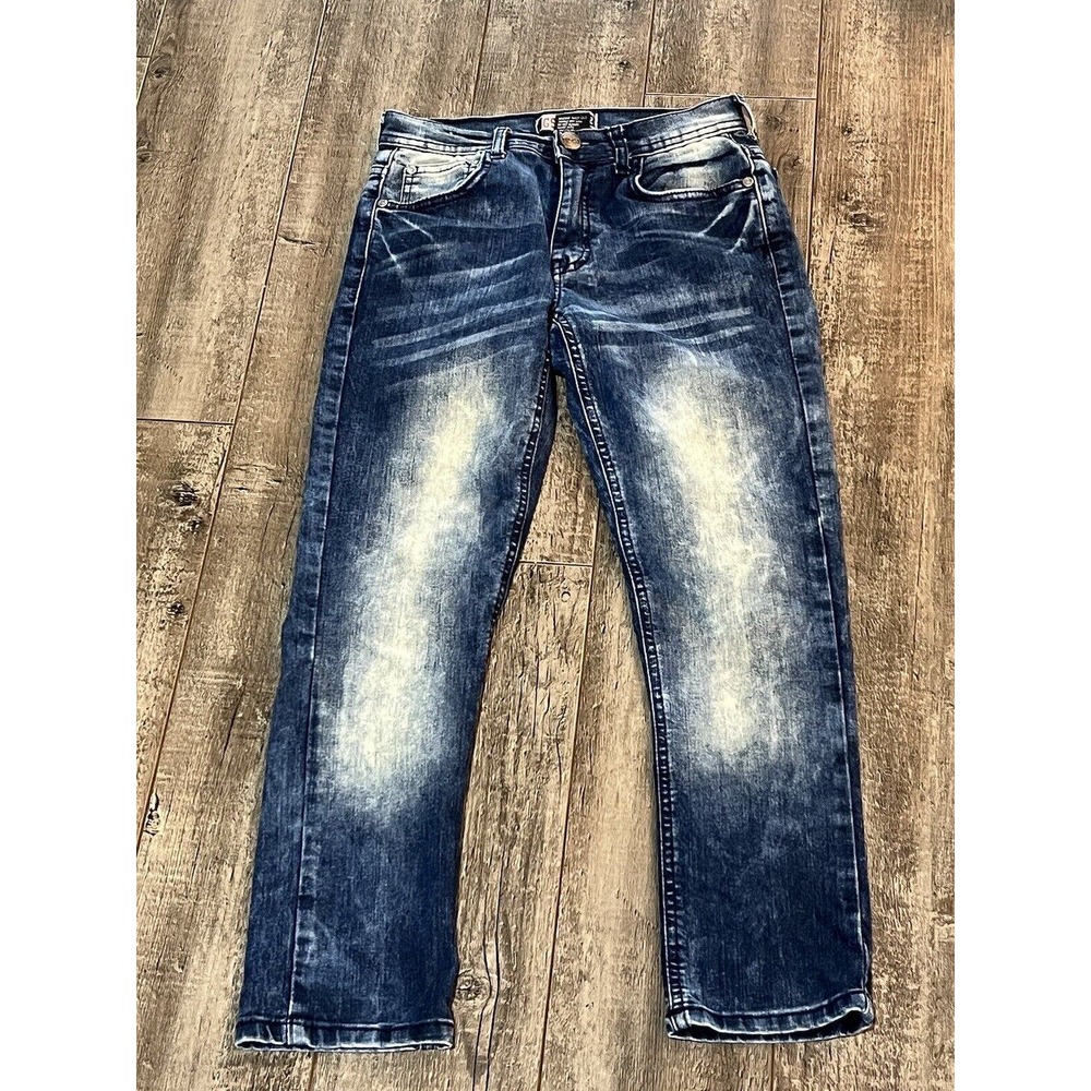 GS-115 Boys Girls Distressed Jeans Size 12 Made In Egypt
